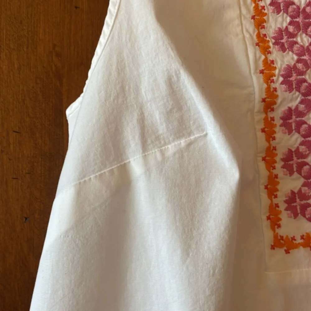Jcrew size 2 embroidered sleeveless top - Picture 9 of 9